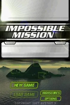 Impossible Mission (USA) screen shot title